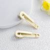 Macaron Color Alloy Alligator Hair Clips PW-WG855A4-07-1