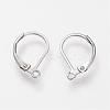 Tarnish Resistant 304 Stainless Steel Leverback Earring Findings STAS-S066-13-2
