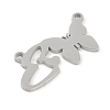 Non-Tarnish 304 Stainless Steel Pendants STAS-L279-002P-E-2