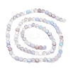 Gradient Color Electroplate Glass Bead Strands GLAA-E042-03A-2