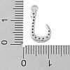 Rack Plating Brass Micro Pave Clear Cubic Zirconia Pendants KK-A224-03P-P-3