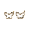 304 Stainless Steel Rhinestone Pendants STAS-Z154-03G-04-1