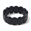 Synthetic Blue Goldstone Beads Stretch Bracelets for Women Men BJEW-I323-02R-2