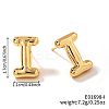 Brass Stud Earrings LS-UV9543-9-1