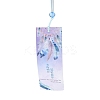 Japanese Wind Chimes Glass Wind Bells Handmade Pendants for Birthday Gift and Home Decors HJEW-WH0017-04-2