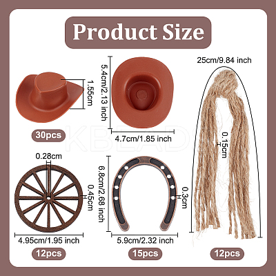 DIY Western Theme Decoration Kits DIY-OC0012-85-1