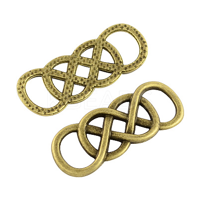 Tibetan Style Alloy Links connectors TIBE-S228-AB-FF-1