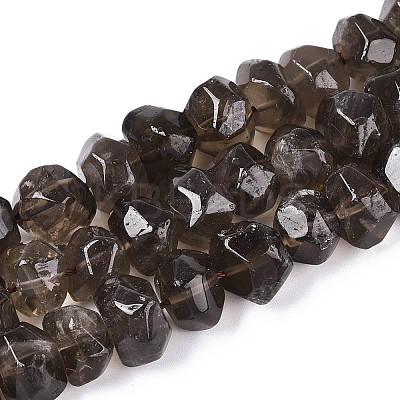 Natural Smoky Quartz Beads Strands G-N347-17A-01-1