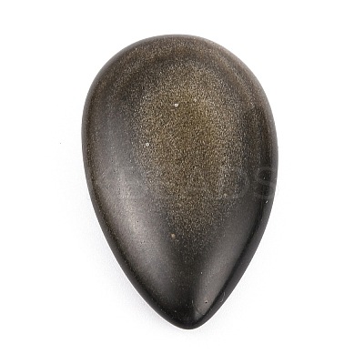 Natural Golden Sheen Obsidian Beads G-B002-03-1