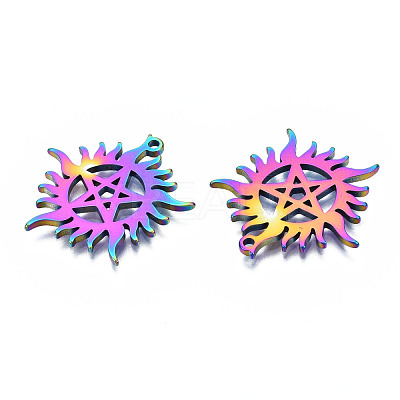 201 Stainless Steel Pendants Ion Plating(IP) STAS-N098-052M-1
