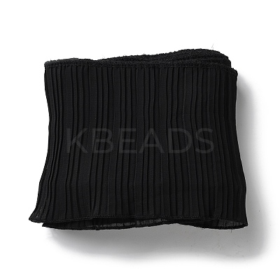 3 Yards Pleated Polyester Lace Ribbon OCOR-XCP0002-39-1