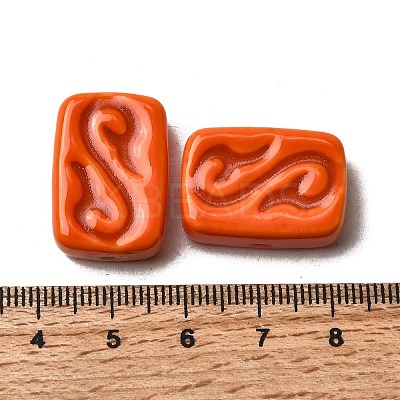 Handmade Porcelain Beads PORC-K010-02B-1