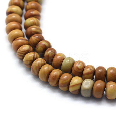 Natural Wood Lace Stone Wooden Jasper Beads Strands G-E507-04A-6mm-1