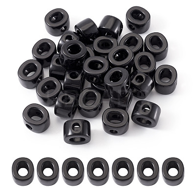 Acrylic European Beads OACR-TAC0013-14O-1