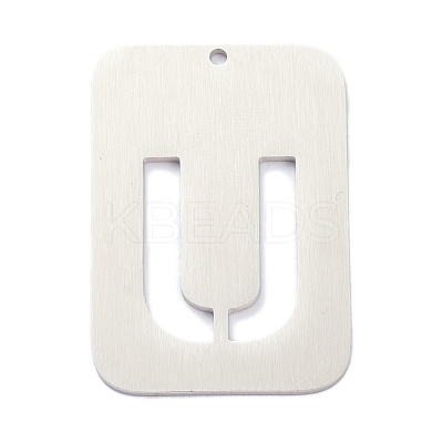 Non-Tarnish 304 Stainless Steel Pendants STAS-K216-49U-P-1