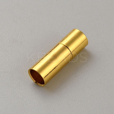 Brass Bayonet Clasps FIND-WH0162-25G-02-1