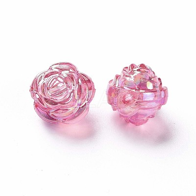Transparent Acrylic Beads TACR-S154-33C-705-1