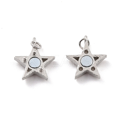 Anti-Tarnish Rhodium Plated 925 Sterling Silver Magnetic Clasps STER-A001-04P-1