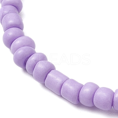 8Pcs 8 Colors Glass Seed Beads Stretch Bracelet Sets BJEW-JB11234-1