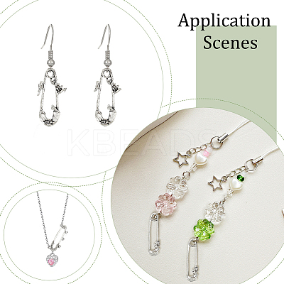 DIY Paper Clip Jewelry Making Finding Kits DIY-AR0004-10-1