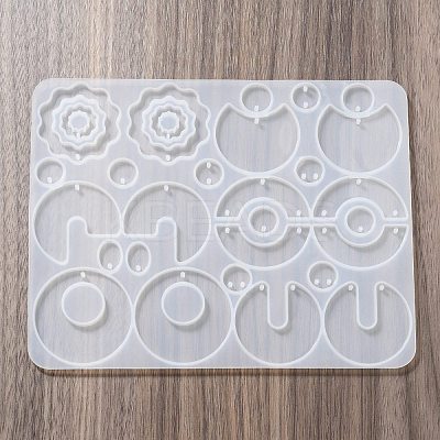 DIY Silicone Irregular Shape Pendant Molds DIY-M047-01D-1