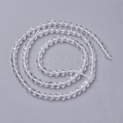 Natural Quartz Crystal Beads Strands G-F596-44-2mm-1