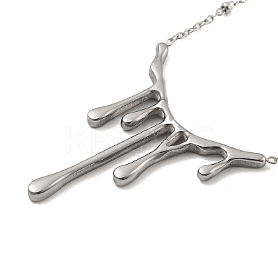 Non-Tarnish 304 Stainless Steel Necklace NJEW-B076-01P-1