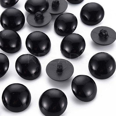 1-Hole Plastic Buttons BUTT-N018-033B-01-1