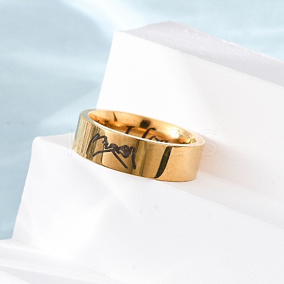 304 Stainless Steel Finger Rings LS-RJEW-G352-01G-1