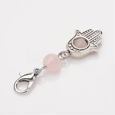 Tibetan Style Alloy Pendants HJEW-JM00191-1