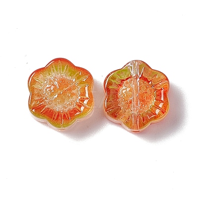 Electroplated Glass Beads GLAA-G090-01B-1