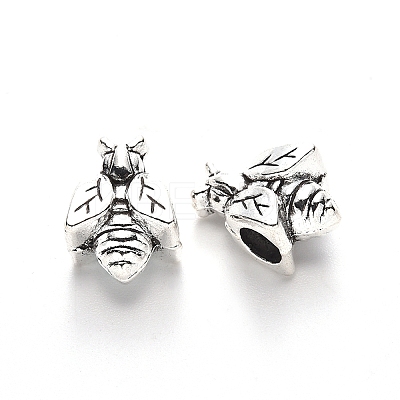 Tibetan Style Alloy European Beads TIBE-N006-134AS-LF-1