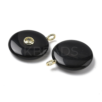 Natural Obsidian Pendants G-I391-02G-05-1