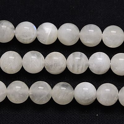 Natural Rainbow Moonstone Beads Strands G-G468-8mm-02-1