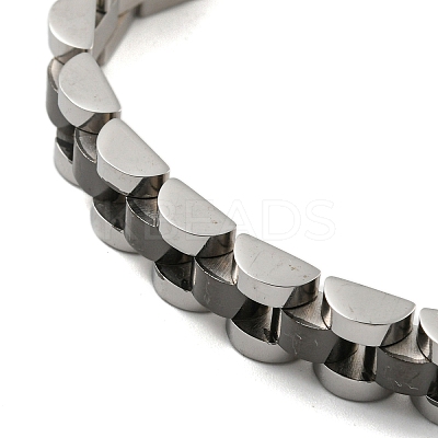 Ion Plating(IP) 304 Stainless Steel Thick Link Chain Bracelet BJEW-G649-10C-A-1