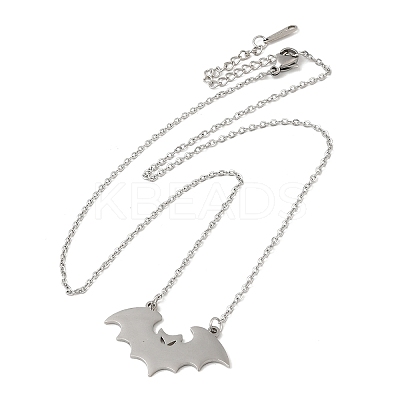 Non-Tarnish 304 Stainless Steel Pendant Necklaces LS-NJEW-H010-02P-1