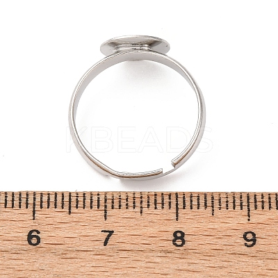 Adjustable Brass Pad Ring Base Findings X-KK-K110-01P-NR-1