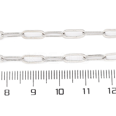 Brass Paperclip Chains Necklaces for Women NJEW-D302-69P-1