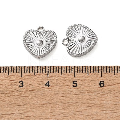 304 Stainless Steel Charms STAS-P440-01P-1