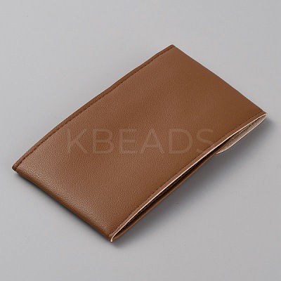 Rectangle Imitation Leather Single Watch Storage Bag ABAG-WH0044-45G-1