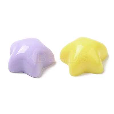 Cartoon Opaque Resin Cabochons X-RESI-C039-01O-1