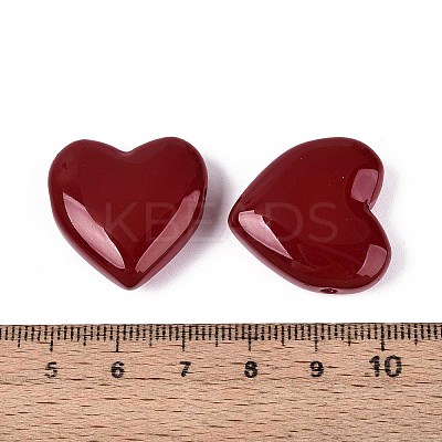 Dyed & Heated Imitation Jade Glass Beads GLAA-T023-44G-1