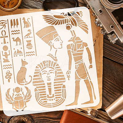 PET Hollow Out Drawing Painting Stencils DIY-WH0391-0230-1