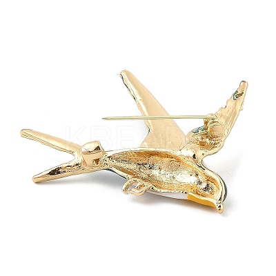 Bird Enamel Pins LS-JEWB-S034-05G-B-1
