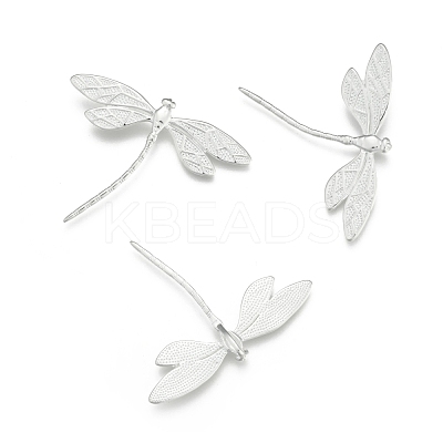 Brass Dragonfly Pendants KK-BB11606-1