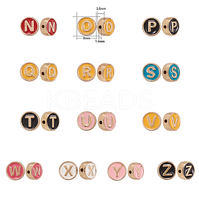 Alloy Enamel Beads ENAM-CJ0001-22-1