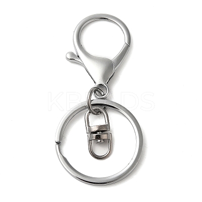 Alloy Keychain Clasp Findings X-KEYC-D050-03P-1