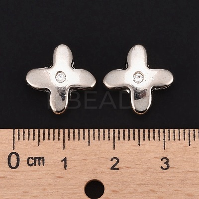 Letter Slider Beads for Watch Band Bracelet Making ALRI-O012-X-NR-1