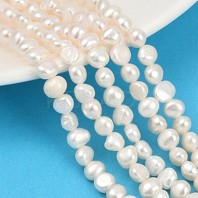 Natural Cultured Freshwater Pearl Beads Strands PEAR-P064-19E-12A-1