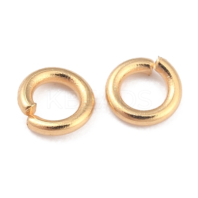 Rack PlatingBrass Open Jump Rings KK-O139-18H-G-1